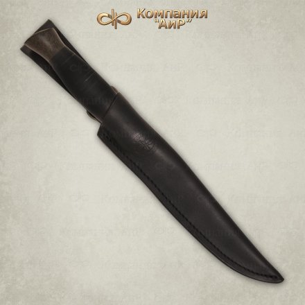 Нож АиР Финка-3 рукоять кожа, клинок 95х18, AIR4391