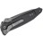 Нож складной Microtech Socom Elite Tanto, сталь CTS-204P, рукоять черный алюминий, stonewash клинок 161-10