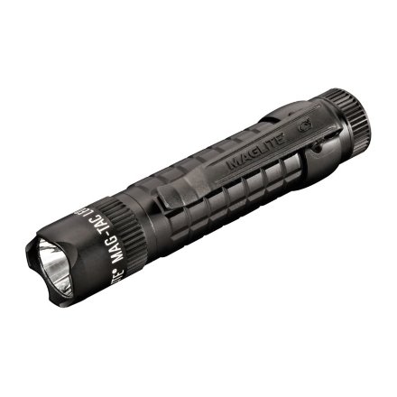 Фонарь Maglite LED MAG-TAC, 310 лм, черный, зазубренный безель, 2-CR123, SG2LRA6