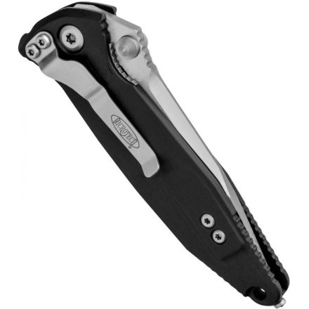 Нож складной Microtech Socom Elite Tanto, сталь CTS-204P, рукоять черный алюминий, сатин клинок 161-4