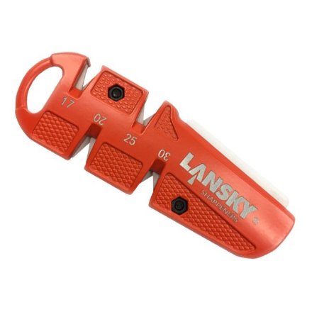Lansky точилка карманная для заточки ножей оранж. цвет, углы заточки 17º, 20º, 25º и 30º, C-SHARP