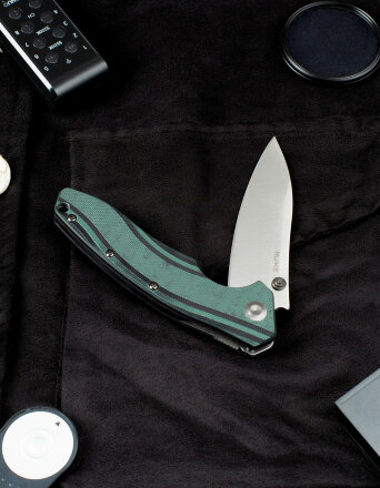 Нож Ruike P841-L черно-зеленый