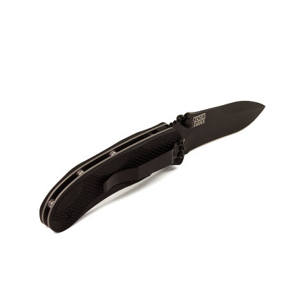 Нож-полуавтомат Ontario Utilitac 1-A клинок - черный (8873)