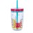 Стакан детский с трубочкой Contigo Floating Straw Tumbler 0,47 литра, розовый, contigo0773