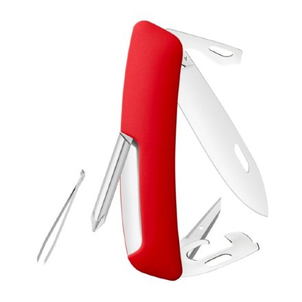 Нож складной Swiza D04 Standard, красный (блистер), KNI.0040.1001