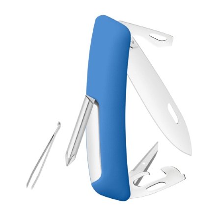 Нож складной Swiza D04 Standard, синий (блистер), KNI.0040.1031