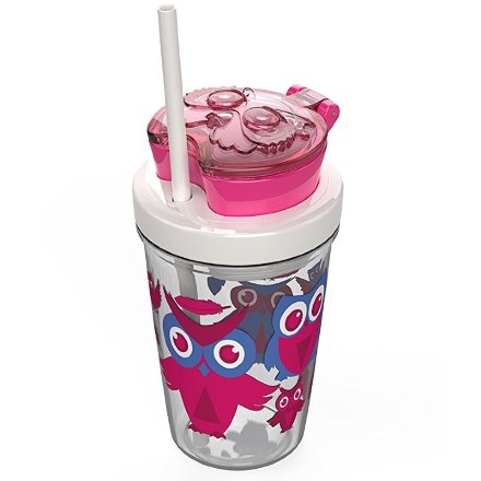 Детский стакан Contigo Snack Tumbler 0.35л розовый, contigo0626