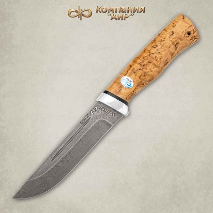 Нож АиР Бекас рукоять карельская береза, клинок с золочением ZDI-1016, AIRF0000004568