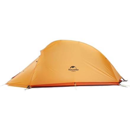 Палатка сверхлегкая  Naturehike Сloud up 1 NH18T010-T одноместная с ковриком, оранжевая, 6927595730546