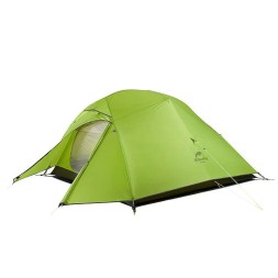 Палатка 3-местная Naturehike сверхлегкая + коврик Сloud up NH18T030-T, 20D , светло-зеленый