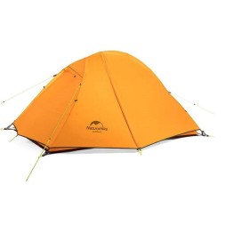 Палатка  Naturehike сверхлегкая + коврик NH18A180-D, оранжевая, 6927595731949