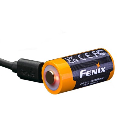 Аккумулятор 16340 Fenix 800 UP mAh Li-ion разъемом для USB, ARB-L16-800UP